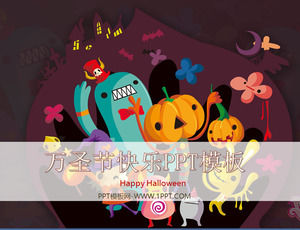 Happy Halloween Halloween Felice PPT Template Scarica