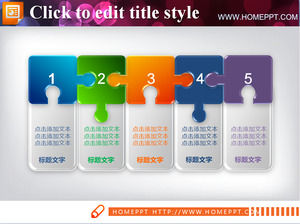 Illustration of PPT chart material PowerPoint Templates Free Download