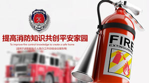 Popraw wiedzę na temat ochrony przeciwpożarowej i stwórz bezpieczny szablon PPT w domu