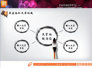 Laviert China Wind PPT-Diagramm