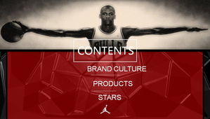 Jordan olahraga basket PPT Template Download
