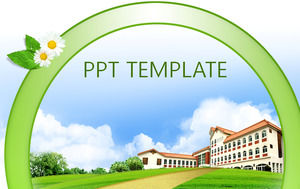 Korean school ppt template