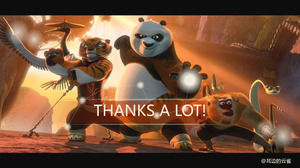 Kung Fu Panda Movie Poster PPT Template