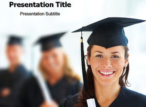 Master of Business Administration graduate ppt template