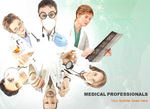 Medical professionals slide
