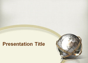 Metal Globe Template-uri PowerPoint