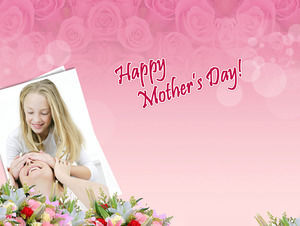 Mother Happy Birthday Mother 's Day PPT Template Download