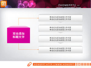 PPT multi-material de gráfico gráfico
