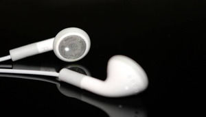 Música Iphone Headphones modelo powerpoint