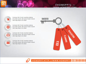 Orange Micro Fin stéréo de travail Résumé PPT Année graphique Télécharger