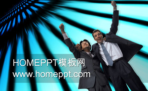 Partner Background Business PPT Template Download