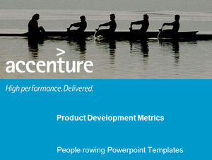 People rowing Powerpoint Templates