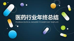 Pharmaceutical drug sales work summary PPT template