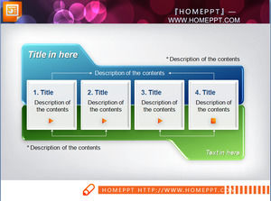 PPT organigramme avec différents noeuds