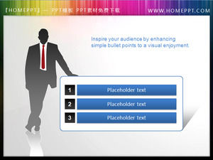 PPT botón de navegación con la ilustración