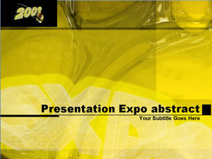 Apresentação abstrata expo