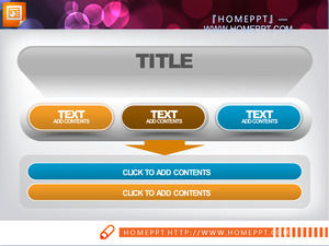 hubungan tingkat progresif materi grafik PowerPoint