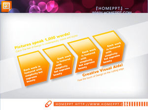 Progressive Beziehung der PPT Flussdiagramm Pfeil-Vorlage herunterladen