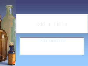 Reagent bottle-medical Powerpoint Templates
