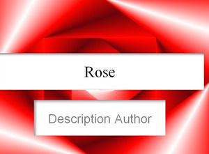 Rose Art ppt template