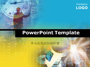 Bilimsel Poster powerpoint şablonu