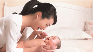 Sette madri e immagini di sfondo baby sitter PowerPoint