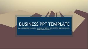 간단하고 관대 한 유럽과 미국 비즈니스 PPT 템플릿