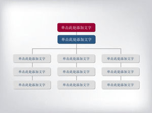 Simple and practical PPT organization chart