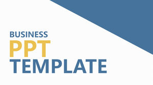 Unduhan template PPT bisnis atmosfer yang sederhana