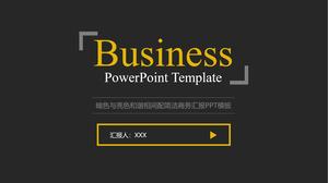Simple black business universal PPT template