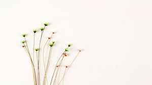 Simple bouquet floral PPT background picture