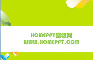 Simple cartoon PPT template download