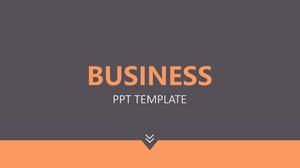 Plantilla plana simple PPT general de negocios