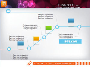 flujo PPT plantilla simple tabla descarga