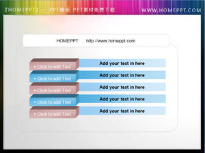 Slide the chapter to switch the PPT button material