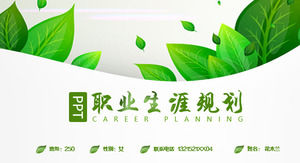 小清新的職業規劃PPT模板