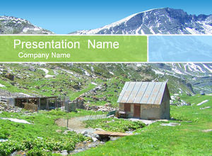 Snow Mountain Ranch Powerpoint Templates