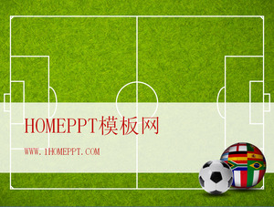 Soccer Background World Cup PPT Template Download