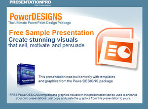 Software-Produkt-Promotion Powerpoint-Vorlagen