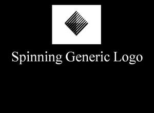 Spinning logotipo genérico modelos de Powerpoint