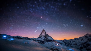 Immagine stellata del fondo del cielo PPT del cielo notturno stellato