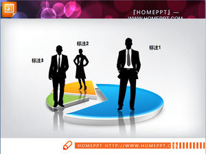 pie chart stereo materi PPT Download
