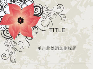 Stylish Flower Powerpoint