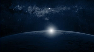 background image sol nascente planeta PPT