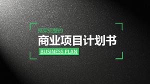 Textură Planul de afaceri Business Plan PPT Template