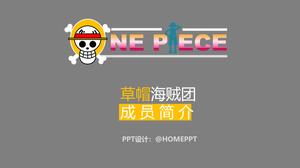 Personajul principal al One Piece introduce PPT