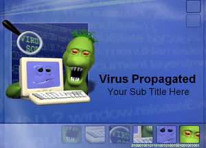The spread of computer viruses