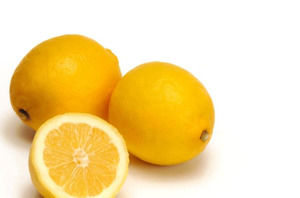 Plantilla de PowerPoint tres solitario Amarillo limones