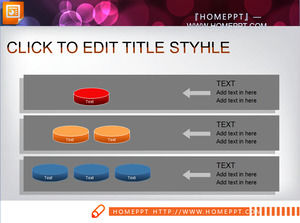Three-tier structure of the PPT chart material download PowerPoint ...