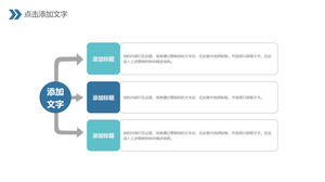 PPT-Diagramm für die Gesamtpunktzahl von drei Punkten